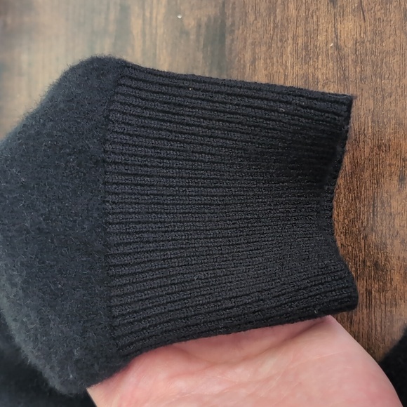 Unique Theory Wool Yak Blend Black Sweater Dress Small - Picture 4 of 8